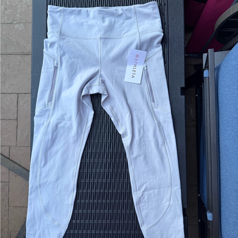 Athleta Women’s Light Gray Leggings. New with tags.